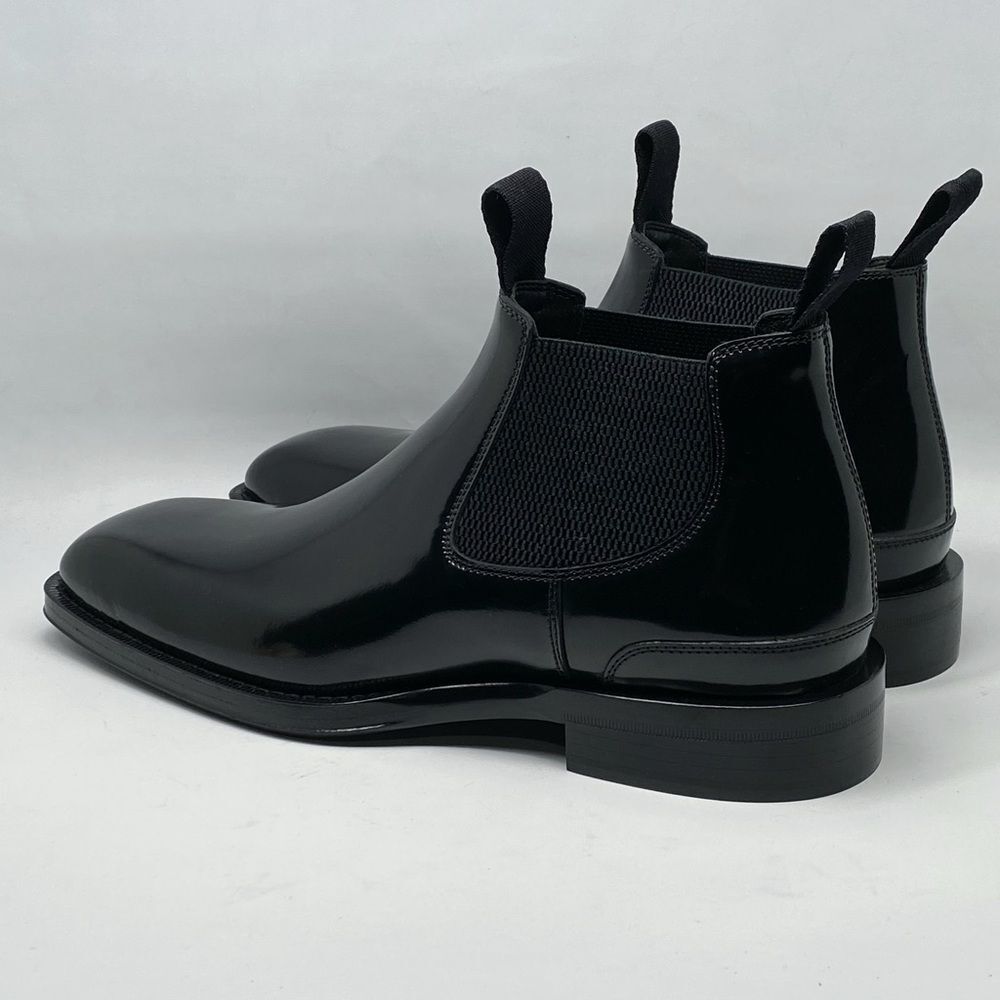 Burberry Square-Toe Leather Chelsea Boots size 41/us size 8 - Picture 6 of 14